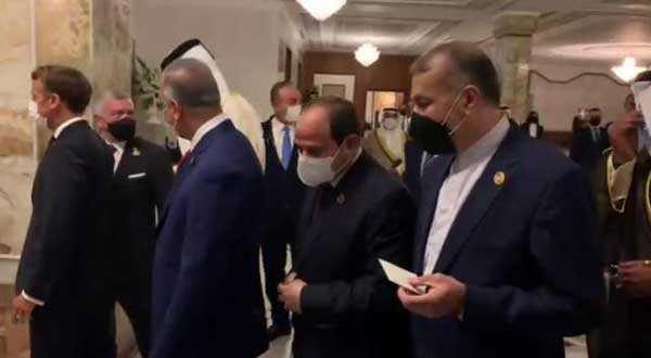 گفتگوی وزیر خارجه کشورمان با رئیس جمهور مصر (عکس و فیلم)