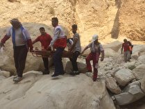 نجات کوهنوردان از ارتفاعات اخند