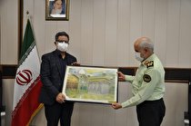 قدردانی فرمانده انتظامی هرمزگان از صداوسیمای استان  هرمزگان