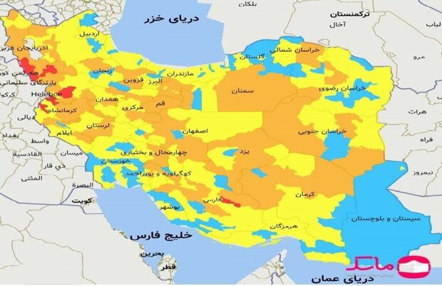شهرهای قرمز کرونایی دوباره افزایش یافت/ ۲۲۸ شهر در وضعیت زرد شهرهای قرمز کرونایی دوباره افزایش یافت/ ۲۲۸ شهر در وضعیت زرد