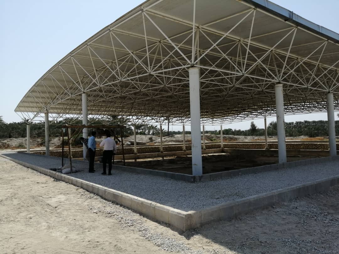 تکمیل ساماندهی کاخ هخامنشی چرخاب برازجان تکمیل ساماندهی کاخ هخامنشی چرخاب برازجان