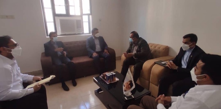 مدیرعامل شرکت گاز استان هرمزگان،  در سفر یک روزه خود به غرب استان، با احمد جباری، نماینده غرب استان در مجلس شورای اسلامی،دیدار کردند.
