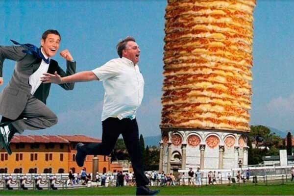 رئیس جمهور برزیل: از برج «پیتزا» بازدید کردم! (+عکس)