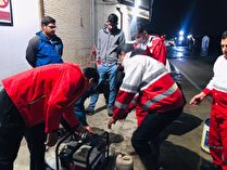 عملیات امدادرسانی هلال احمر یزد در سیل و آبگرفتگی معابر