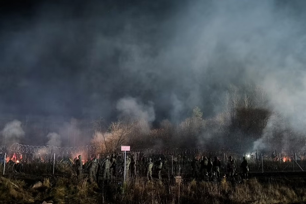 در مرز بلاروس و لهستان چه می گذرد؟ (تصاویر) در مرز بلاروس و لهستان چه می گذرد؟ (تصاویر)