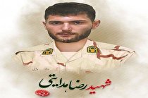 پیکر شهید مدافع وطن رضا هدایتی در انزلی به خاک سپرده شد