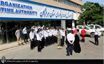 مانور خود حفاظتی در بندر شهید رجایی  برگزار شد