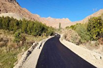 10 کیلومتر راه روستایی اسفراین آسفالت شد
