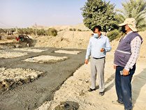 آغاز عملیات بتن ریزی واحدهای زلزله زده توسط بنیاد مسکن هرمزگان