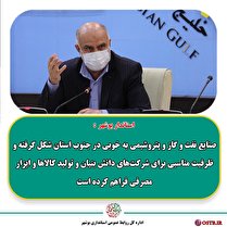 بوشهر یک استان صنعتی است