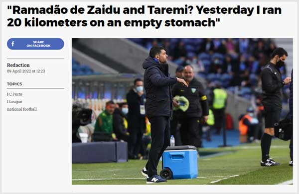 حمایت سرمربی پورتو از روزه داری طارمی (+عکس)