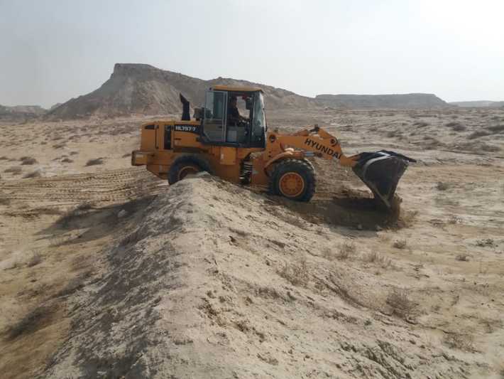 رفع تصرف بیش از ۶۵ هزار متر مربع از اراضی ملی و دولتی در جزیره قشم