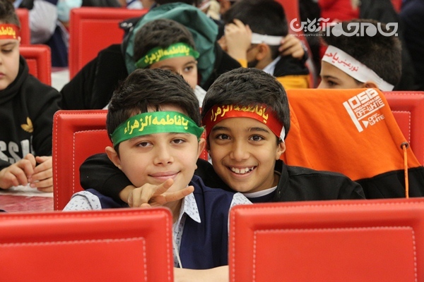 اقامه عزای حضرت زهرای اطهر سلام الله علیها توسط نوگلان فاطمی دانش آموزان بهار دانش