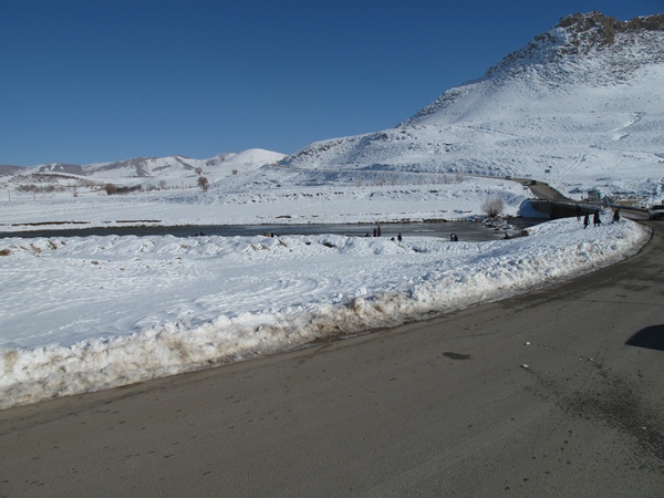 طبیعت برفی و زمستانی شهرستان کوهرنگ از توابع استان چهار محال و بختیاری