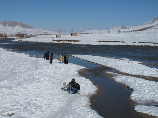 طبیعت برفی و زمستانی شهرستان کوهرنگ از توابع استان چهار محال و بختیاری