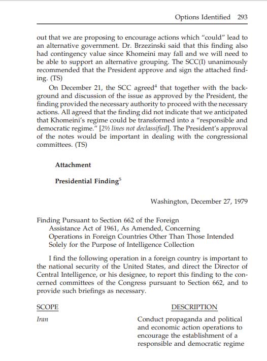 + سند | دستور رئیس جمهور آمریکا برای سرنگونی انقلاب اسلامی + سند | دستور رئیس جمهور آمریکا برای سرنگونی انقلاب اسلامی