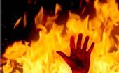 جوان فداکار حادثه آتش سوزی شهر میبد آسمانی شد