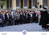 گزارش تصویری | دیدار جمعی از ذاکران و ستایشگران اهل‌بیت علیهم‌السلام با رهبر معظم انقلاب