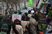 گزارش تصویری | استقبال از پیکر ۱۰ شهید گمنام والامقام دفاع مقدس در فرودگاه اردبیل
