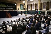 گزارش تصویری | مراسم عزاداری حضرت فاطمه‌ (س) با حضور رهبر انقلاب