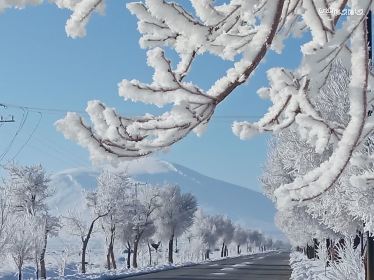 طبیعت برفی و زمستانی شهرستان بروجن (سوئیس ایران)
