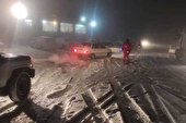 امدادرسانی هلال احمر به ۲۵۳ نفر از متاثرین باران و برف
