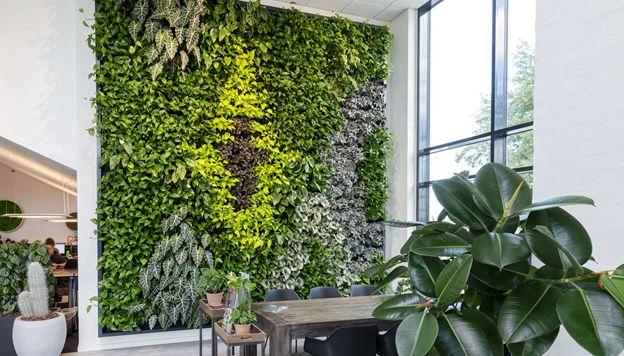 استفاده از دیوار سبز مصنوعی برای تزئین خانه و محل کار