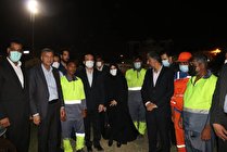 حضور استاندار هرمزگان در ضیافت صمیمی افطاری پاکبانان و سبزبانان