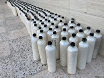 کشف محموله ۲۸۱ کیلو گرمی شیشه در محور مواصلاتی 