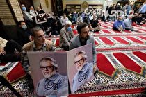 مراسم یادبود نادر طالب زاده در مسجد بلال رسانه ملی + گزارش تصویری