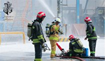 برگزاری رزمایش ترکیبی پدافند غیرعامل شیمیایی در بندر شهید رجایی