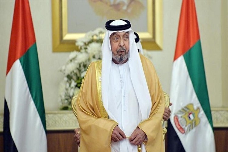 تصاویری از خاکسپاری شیخ خلیفه رئیس دولت امارات