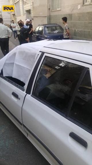 تصاویر | یکی از مدافعان حرم در خیابان مجاهدین اسلام تهران ترور شد