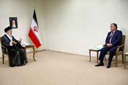 گزارش تصویری | دیدار رئیس‌ جمهور تاجیکستان با رهبر انقلاب اسلامی