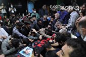 گزارش تصویری | مراسم وداع با پیکر شهید «صیاد خدایی» در معراج شهدا
