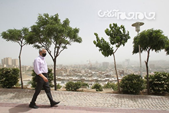 گزارش تصویری | تهران زیر غبار