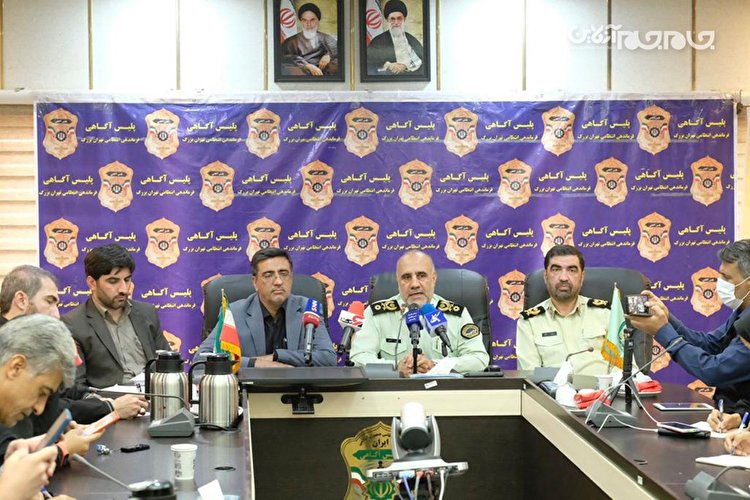 گزارش تصویری | نشست خبری رئیس پلیس تهران درباره ماجرای تیراندازی در خیابان طالقانی