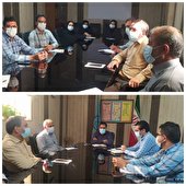 جلسه اضطراری ستاد کرونا در شبکه بهداشت و درمان شهرستان حاجی اباد برگزار شد