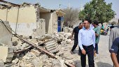 بازدید رئیس کل دادگستری هرمزگان از مناطق زلزله زده غرب استان