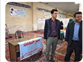 برپایی میزخدمت مخابرات منطقه ایلام در مصلای نمازجمعه شهرستان ایوان