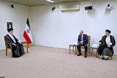 گزارش تصویری | دیدار رئیس جمهور روسیه با رهبر معظم انقلاب