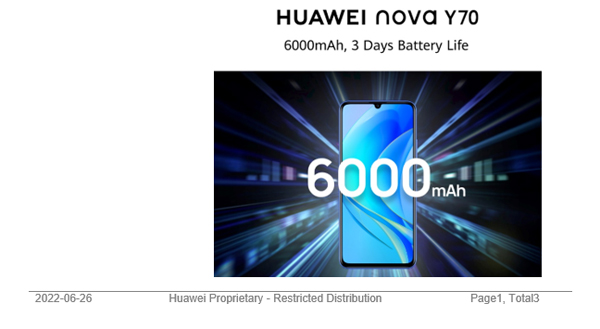 گوشی نوا Y70 هوآوی را فقط هفتهای دوبار شارژ کنید گوشی نوا Y70 هوآوی را فقط هفتهای دوبار شارژ کنید