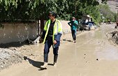حضور مستمر مجموعه شهرداری فیروزکوه در مناطق سیل زده حبله رود