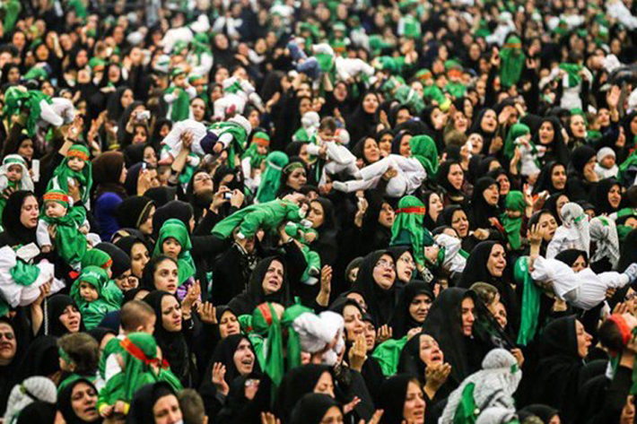مراسم شیرخوارگان حسینی در ۷۵۰۰ نقطه ایران برگزار شد