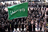 گزارش تصویری | عزاداری روز عاشورا در میدان امام حسین
