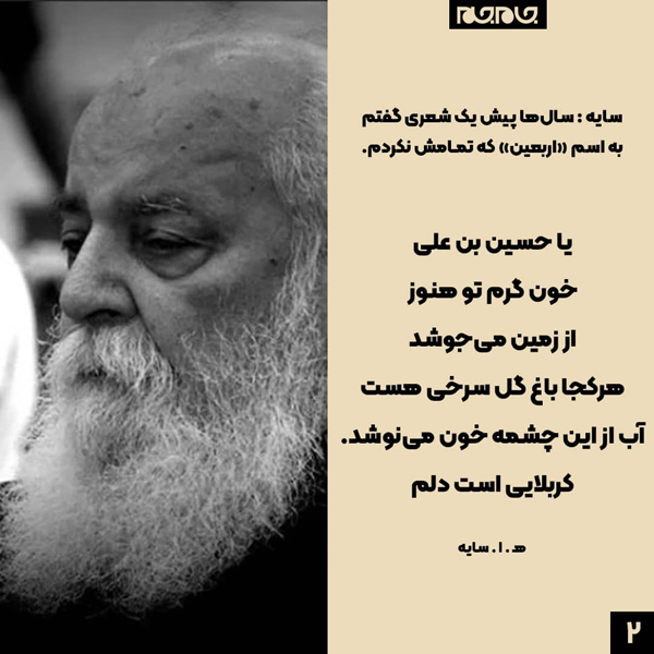 عکس | سایه و امام حسین (ع)