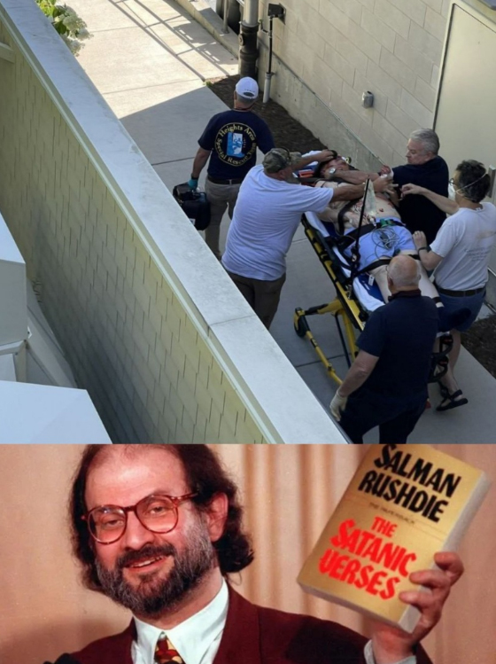 عکس و فیلم | حمله به سلمان رشدی در نیویورک عکس و فیلم | حمله به سلمان رشدی در نیویورک