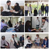 سفر یکروزه مدیرکل بنیاد هرمزگان به بخش فارغان از توابع حاجی‌آباد