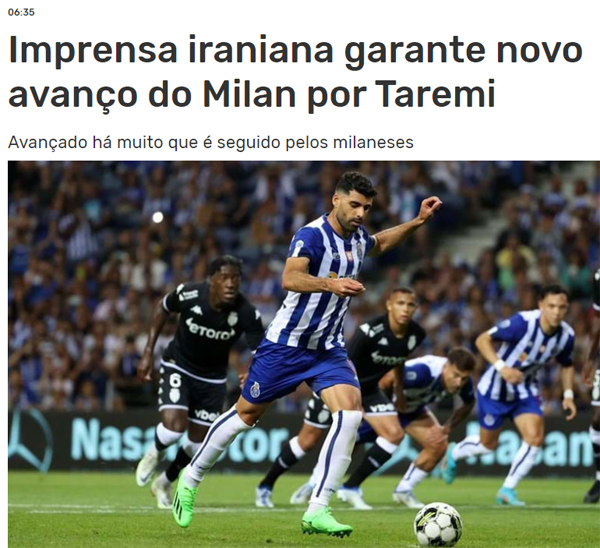 مذاکرات بی‌نتیجه میلان برای جذب طارمی | پورتو همچنان مخالف است