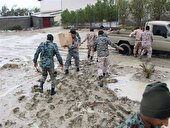 چتر حمایت گروه‌های جهادی در بارندگی‌های سیل آسا هرمزگان